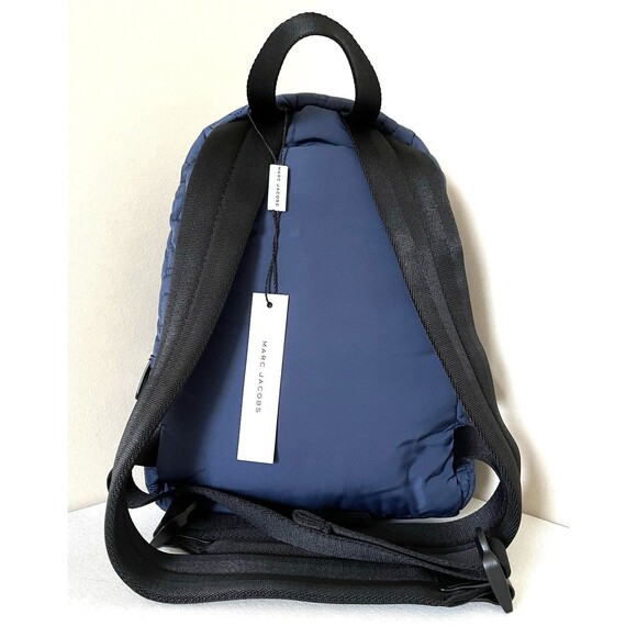 New Marc Jacobs Quilted Nylon Backpack Azure Blue - Picture 5 of 6